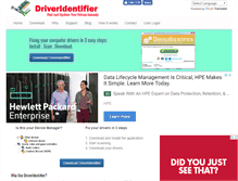 Tablet Screenshot of driveridentifier.com